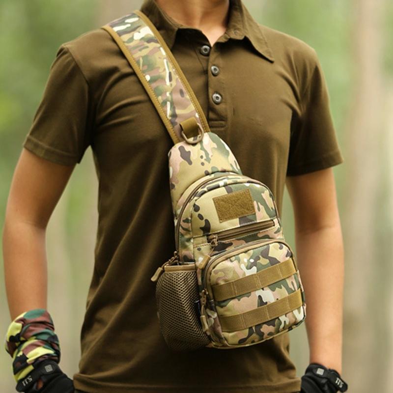 Bolsa Militar de Ombro Masculina