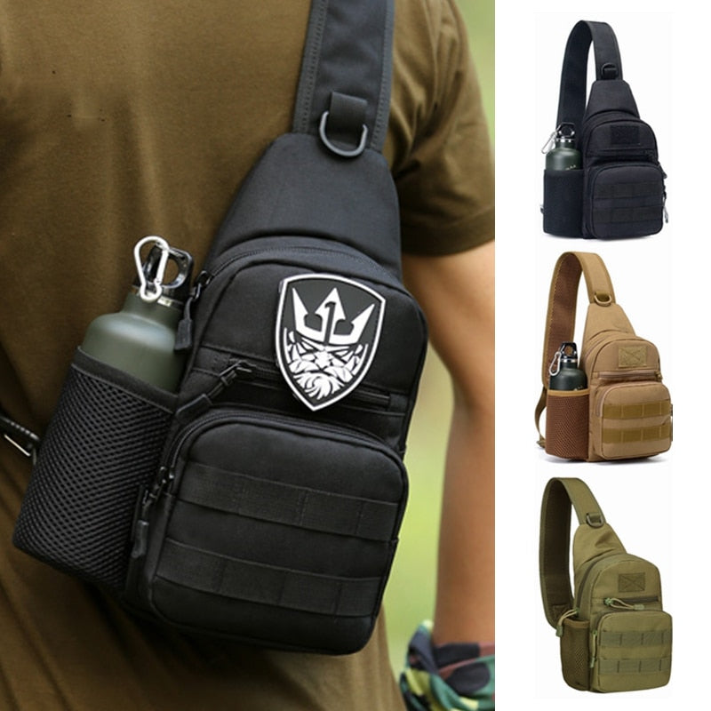 Bolsa Militar de Ombro Masculina