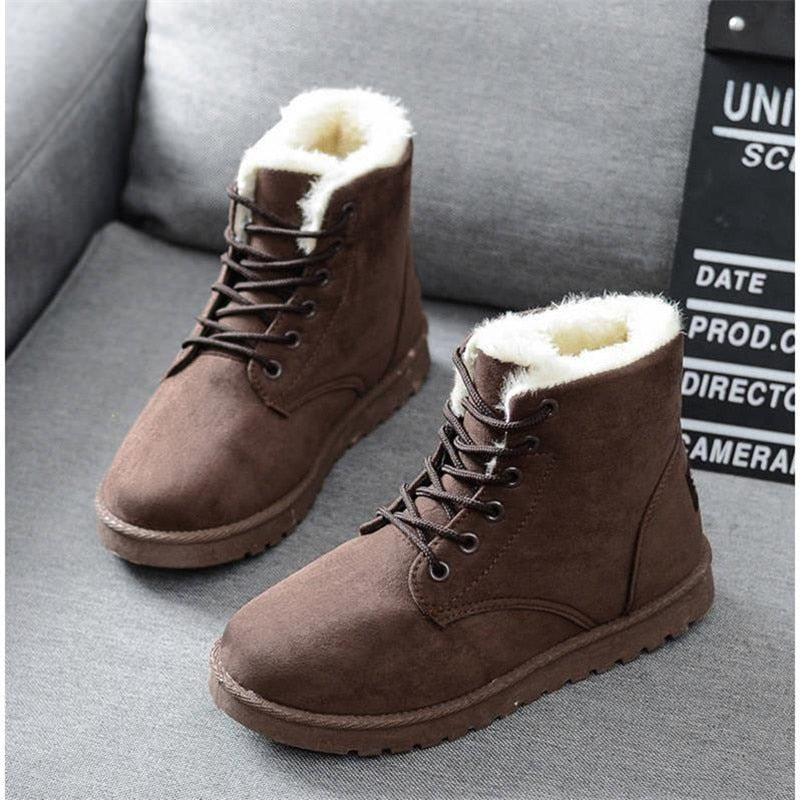 Bota de Camurça Feminina de Inverno | Soft Confort