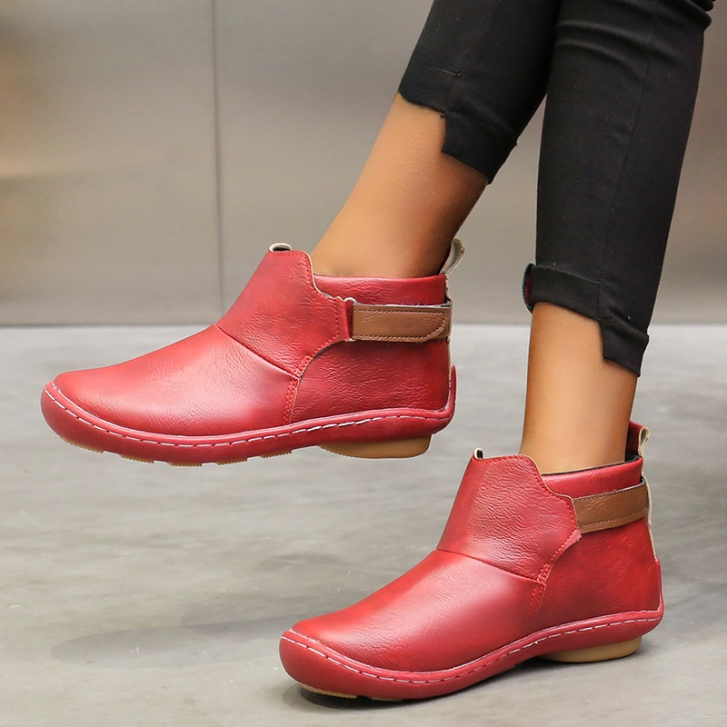 Bota de Couro Feminina Cano Curto | Urban Chic