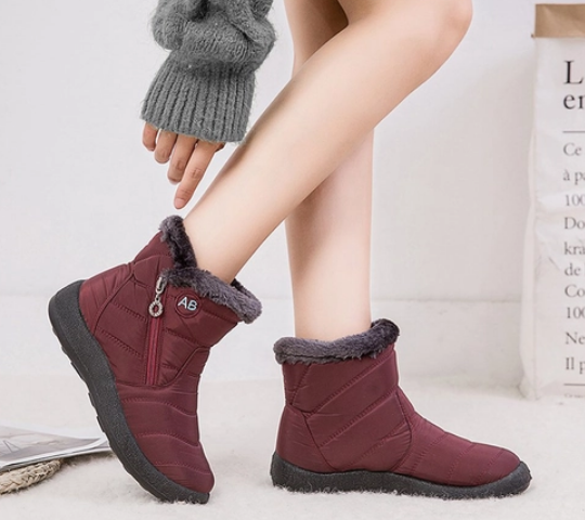 Bota de Inverno Aveludada | Ice Confort