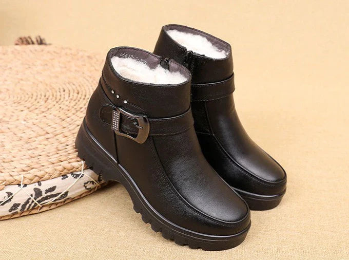 Bota de Inverno Feminina Acolchoada | WinterCozy