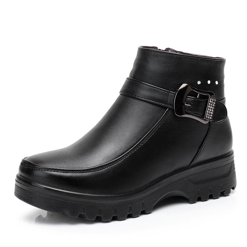 Bota de Inverno Feminina Acolchoada | WinterCozy