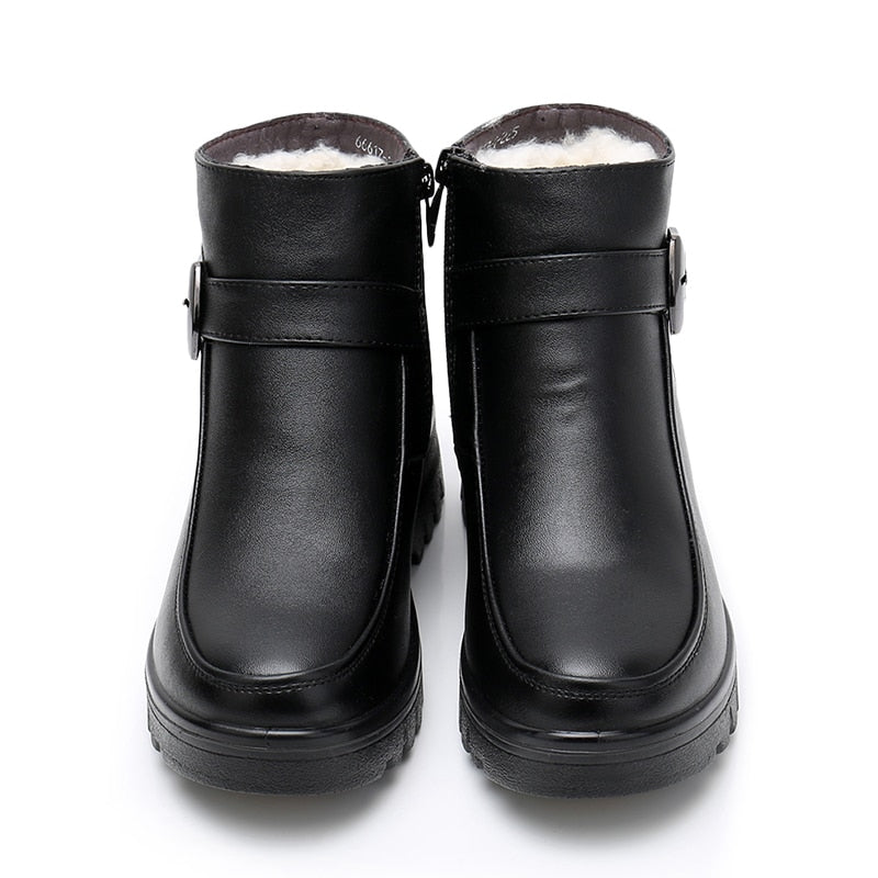 Bota de Inverno Feminina Acolchoada | WinterCozy