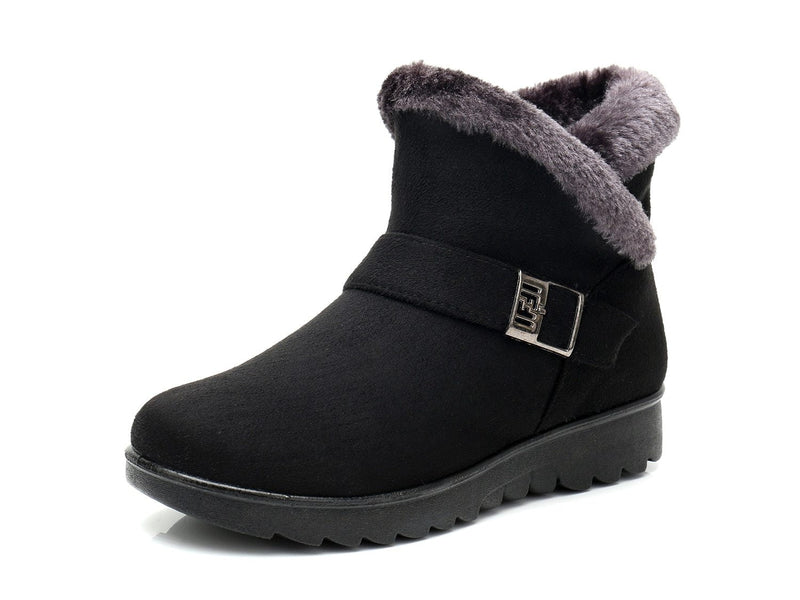 Bota de Inverno Feminina Aveludada | LuxeVelvet