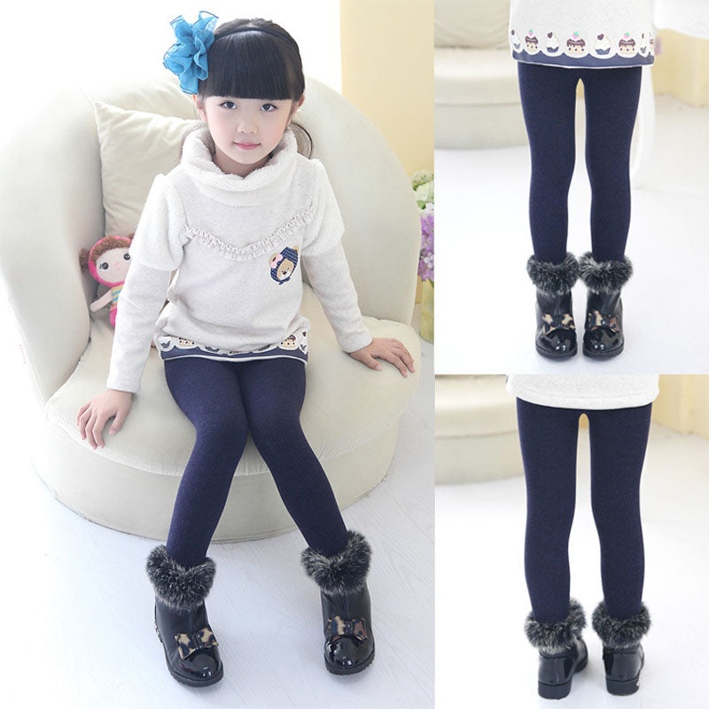 Calça Legging Infantil Forrada Peluciada