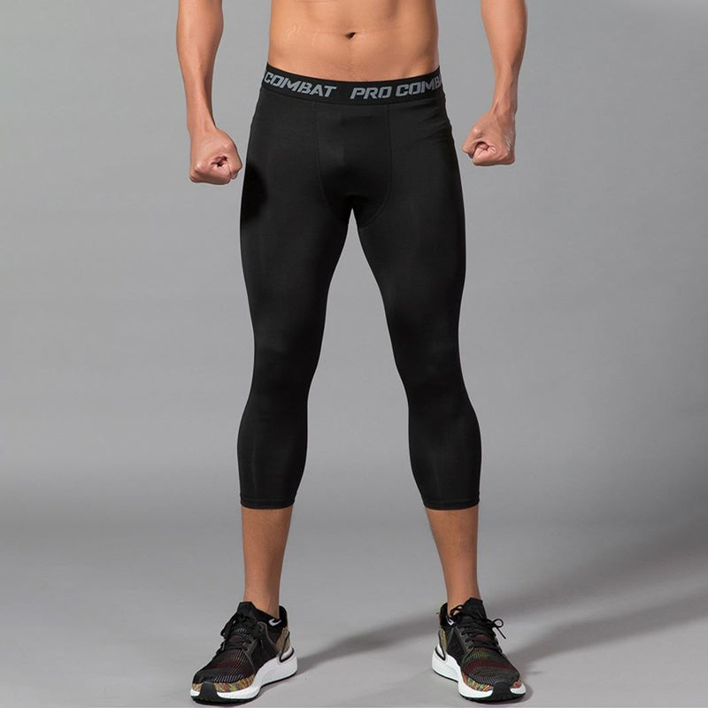 Calça Legging Masculina Curta de Compressão