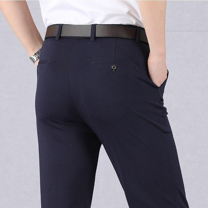 Calça Social Elástica Masculina 