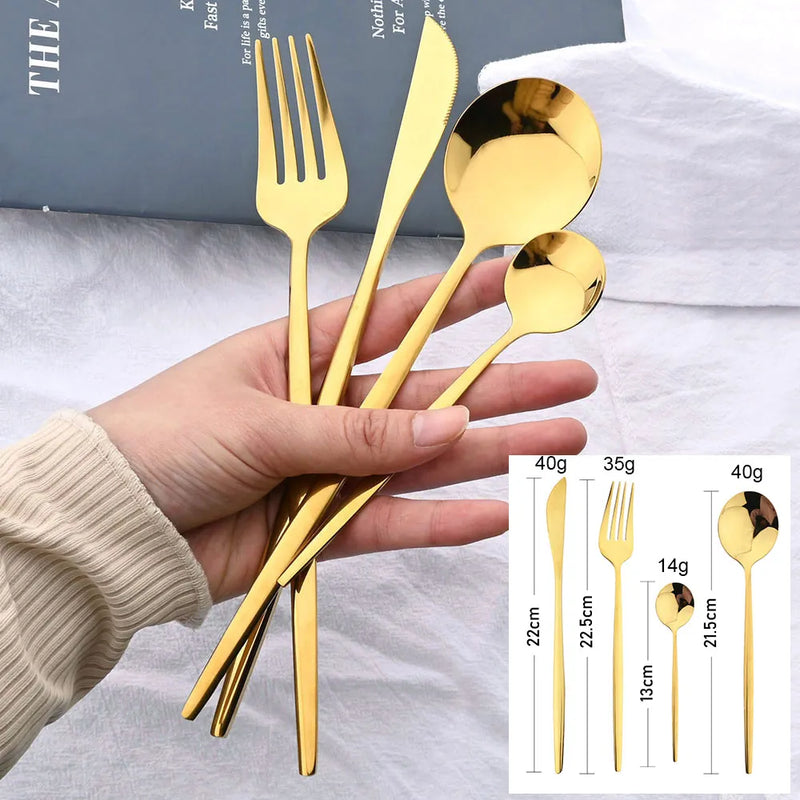 Complete Stainless Steel Cutlery Set