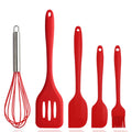 Conjunto de Utensílios para Cozinha Antiaderente de Silicone