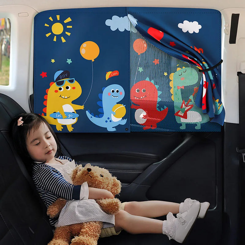 Cortina Infantil com Proteção UV para Carro