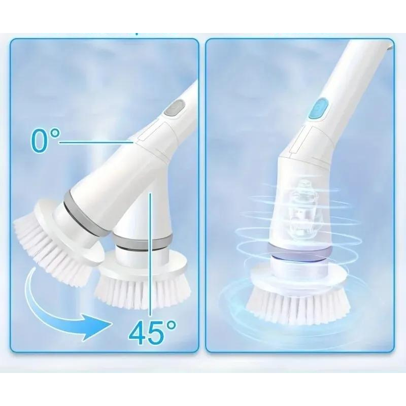 Escova de Limpeza Elétrica Multifuncional