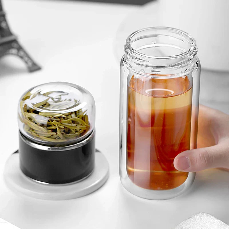 Garrafa para Chá de Vidro com Infusor | EcoTea