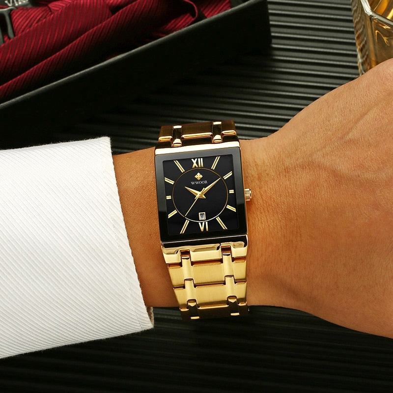 Relogio Masculino | Gold Watch