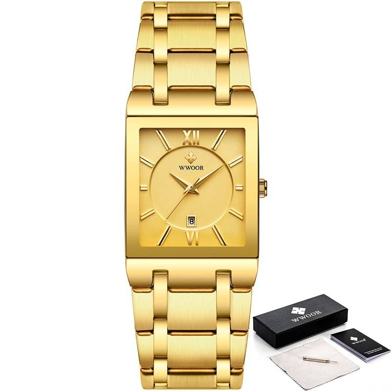 Relogio Masculino | Gold Watch