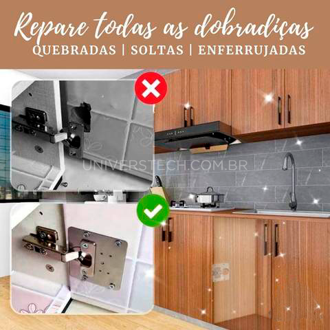 Kit Reparador de Dobradiças 3.0