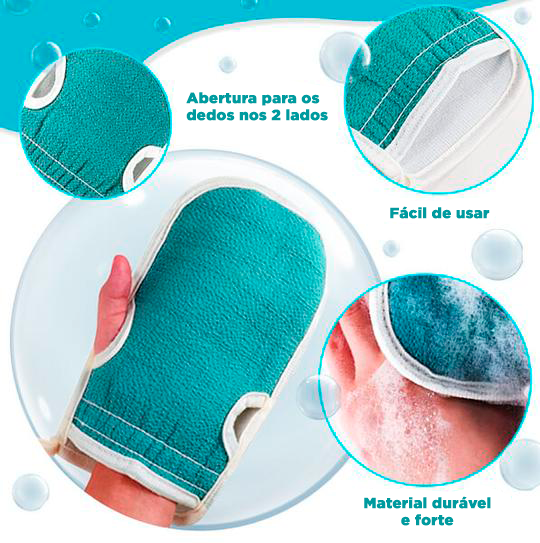 Kit Escova Para As Costas |  Easy Cleaning  3 Em 1