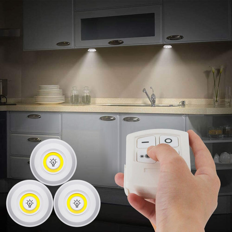 Kit 5 Luminária Led Inteligentes com Controle Remoto