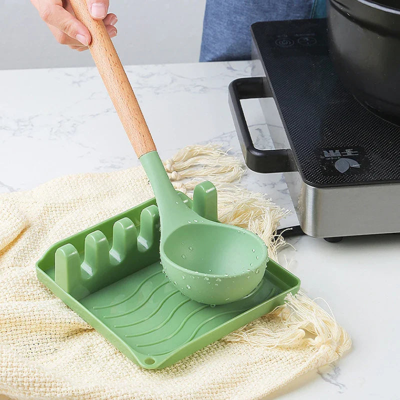 Utensílios de Cozinha em Silicone Minimalista