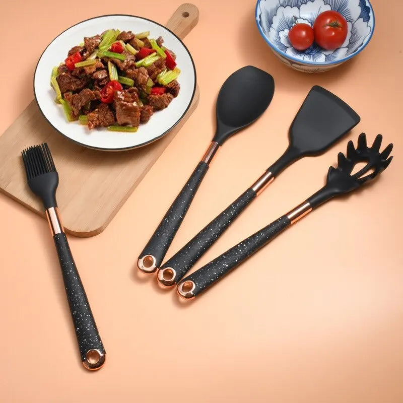 Kit de Utensílios de Cozinha em Silicone