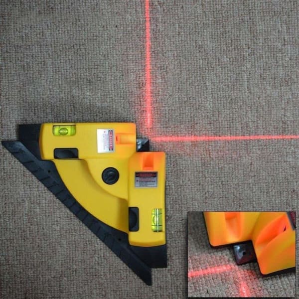 Nível, Prumo e Esquadro a Laser - 3 em 1