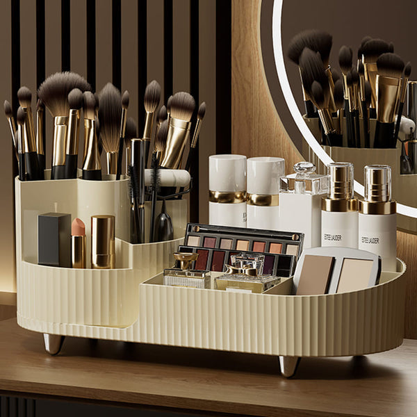 Makeup Organizer with Rotating Brush Holder | BeautySpin