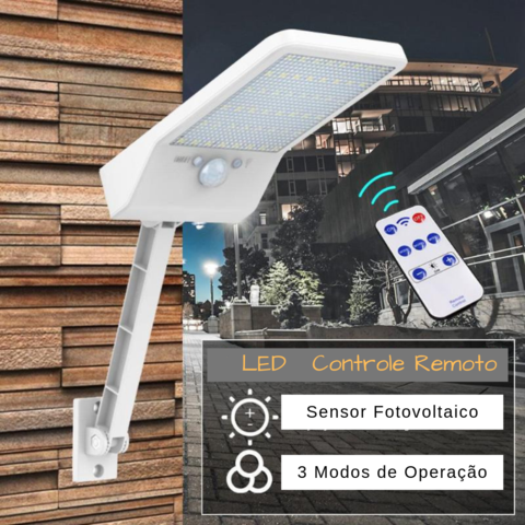 Refletor Solar De Led Super Econômico Com Controle Remoto