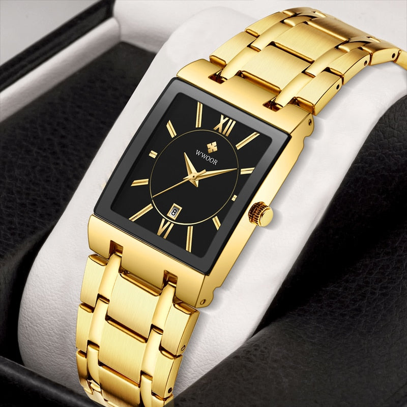 Relogio Masculino | Gold Watch