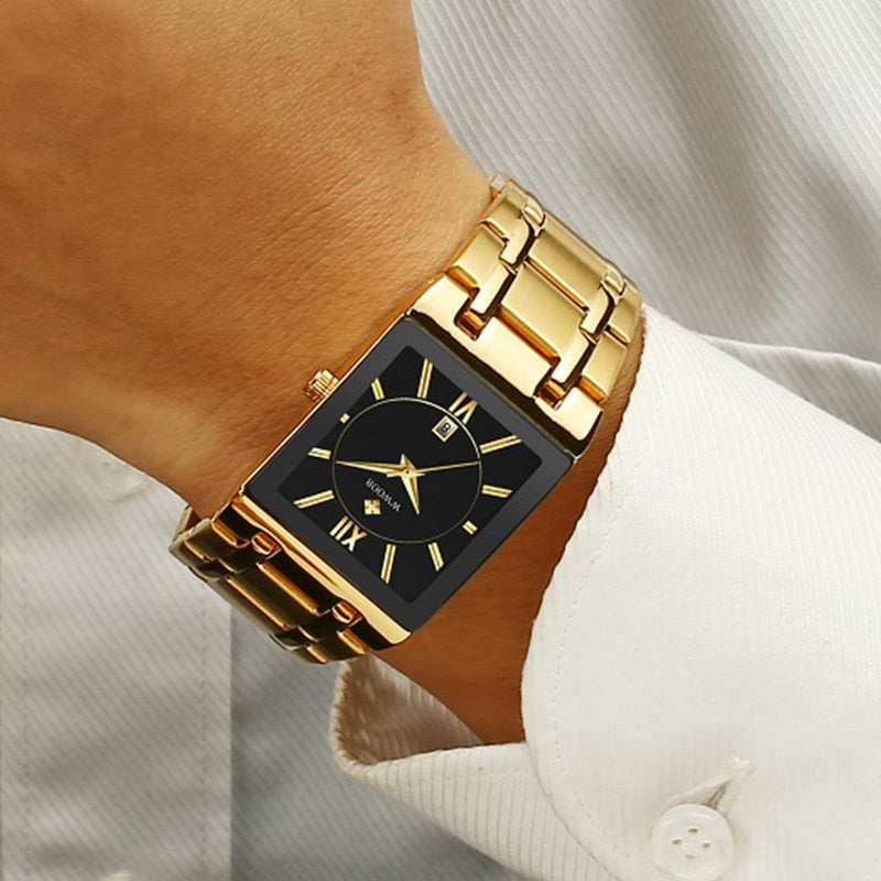 Relogio Masculino | Gold Watch