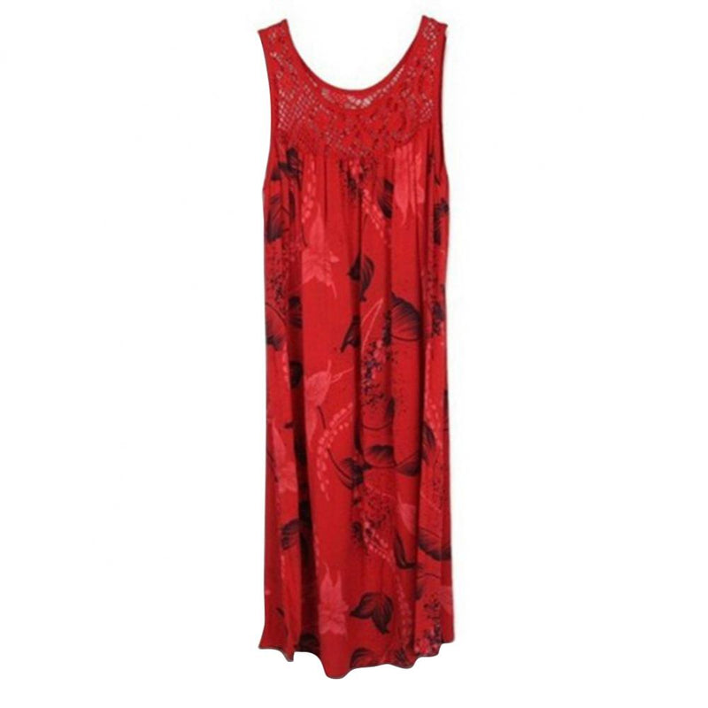 Vestido Feminino de Verão Floral Solto